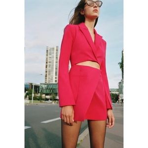 Zara Cutout Blazer Dress